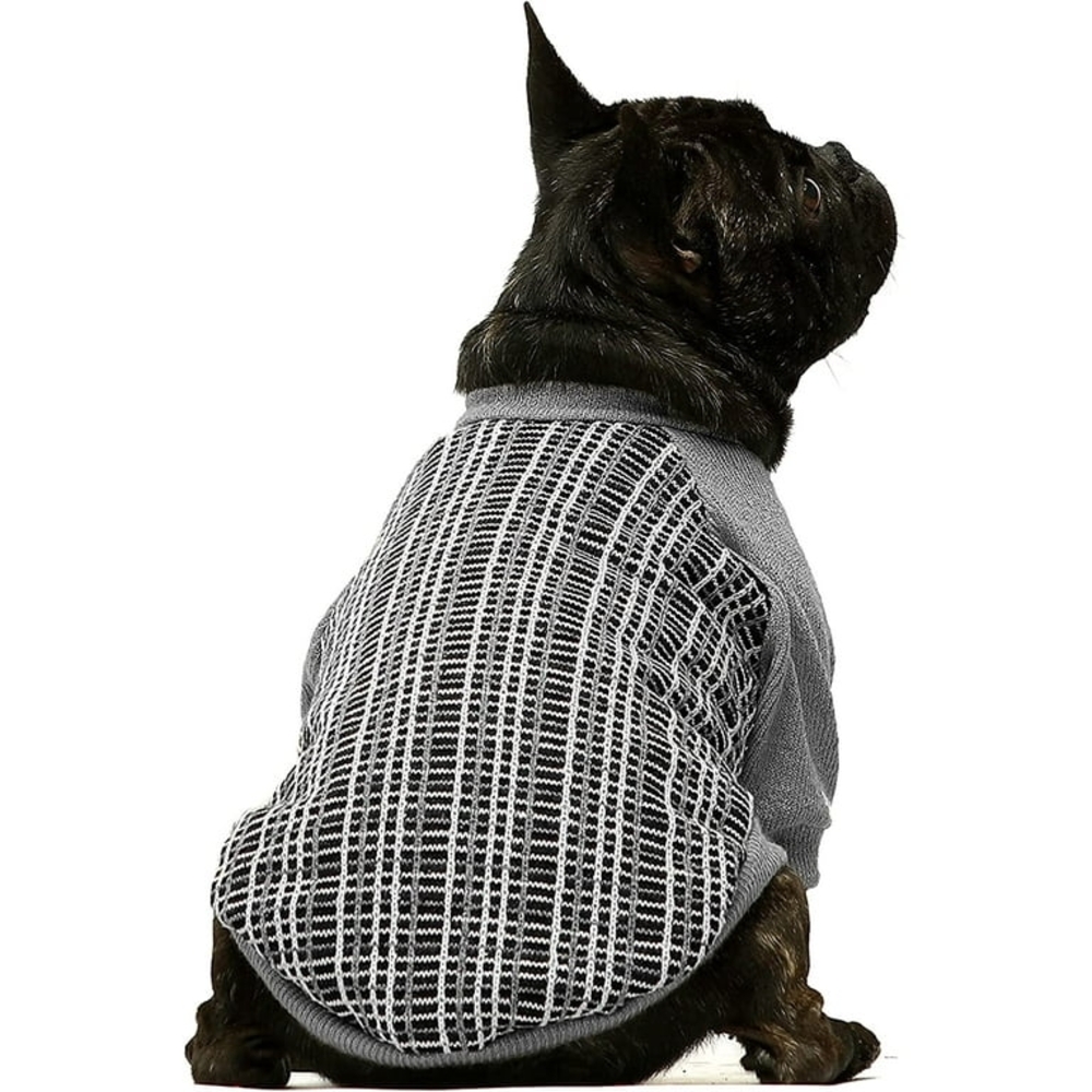 Fitwarm NWT Grey Dog Winter Knitwear Greygrids Sweater Size 2XL